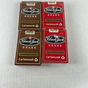4 Decks Blackjack Premium Casino Playing Cards Cartamundi Choctaw Resort